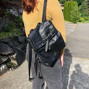 Aimee Kestenberg Black Leather Bag